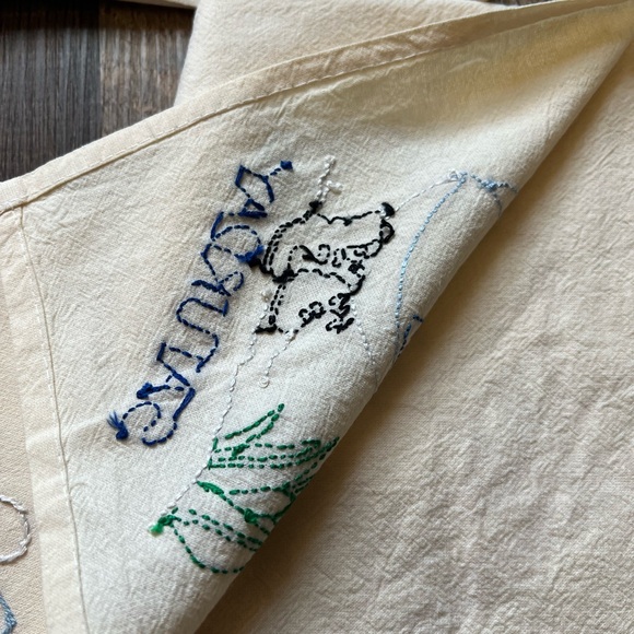 Embroidered winter tea towels - Picture 5 of 5